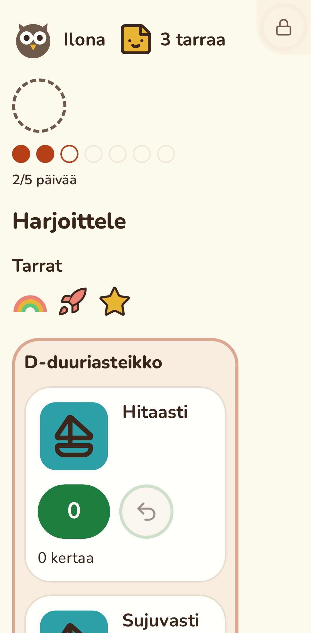 Lapsitilan tehtävälista